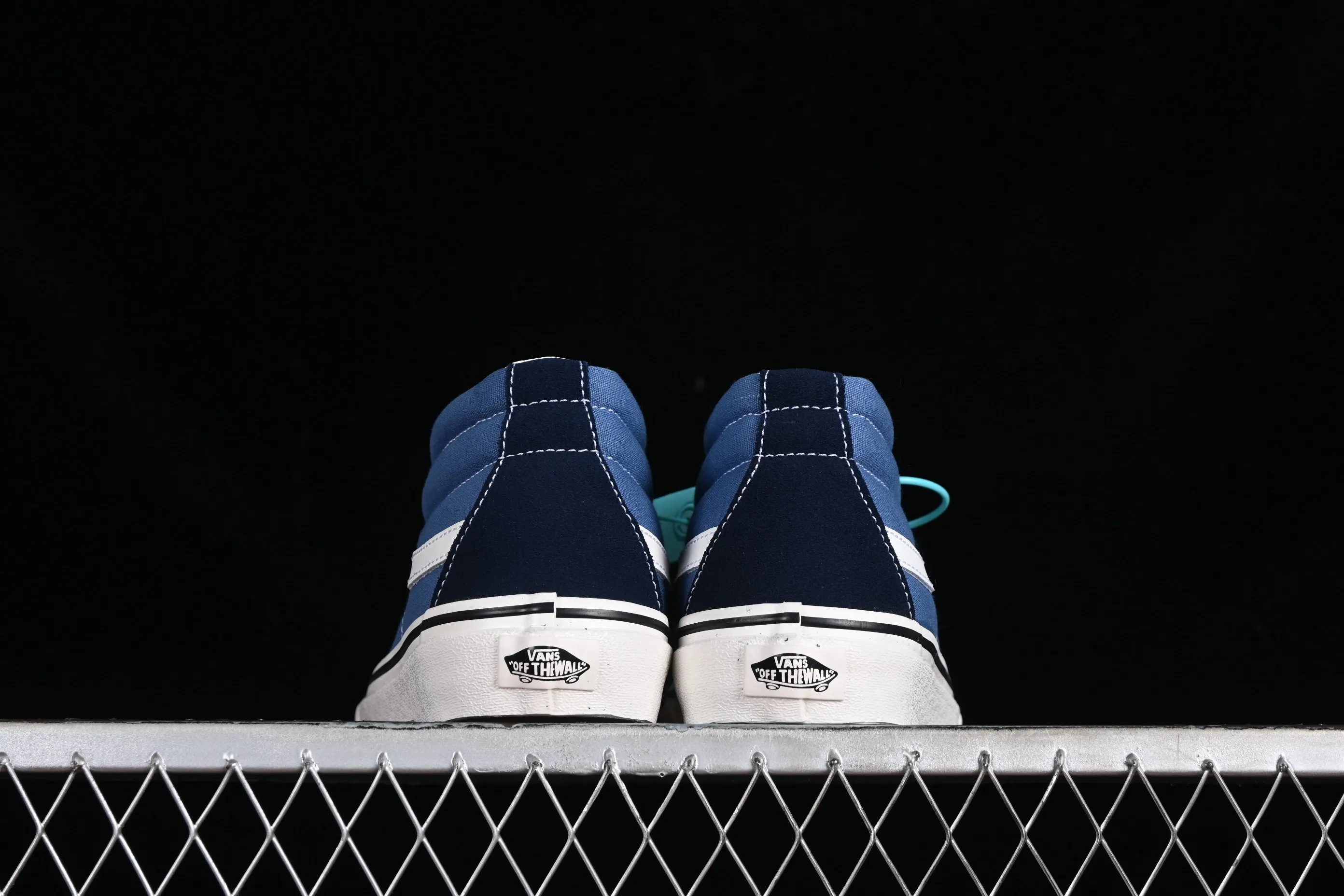 All categories Vans Vans series Vans Mid Vans China Vans Sk8-Mid Vans official navy blue mid-top retro classic casual canvas shoes VN0A391F5TU